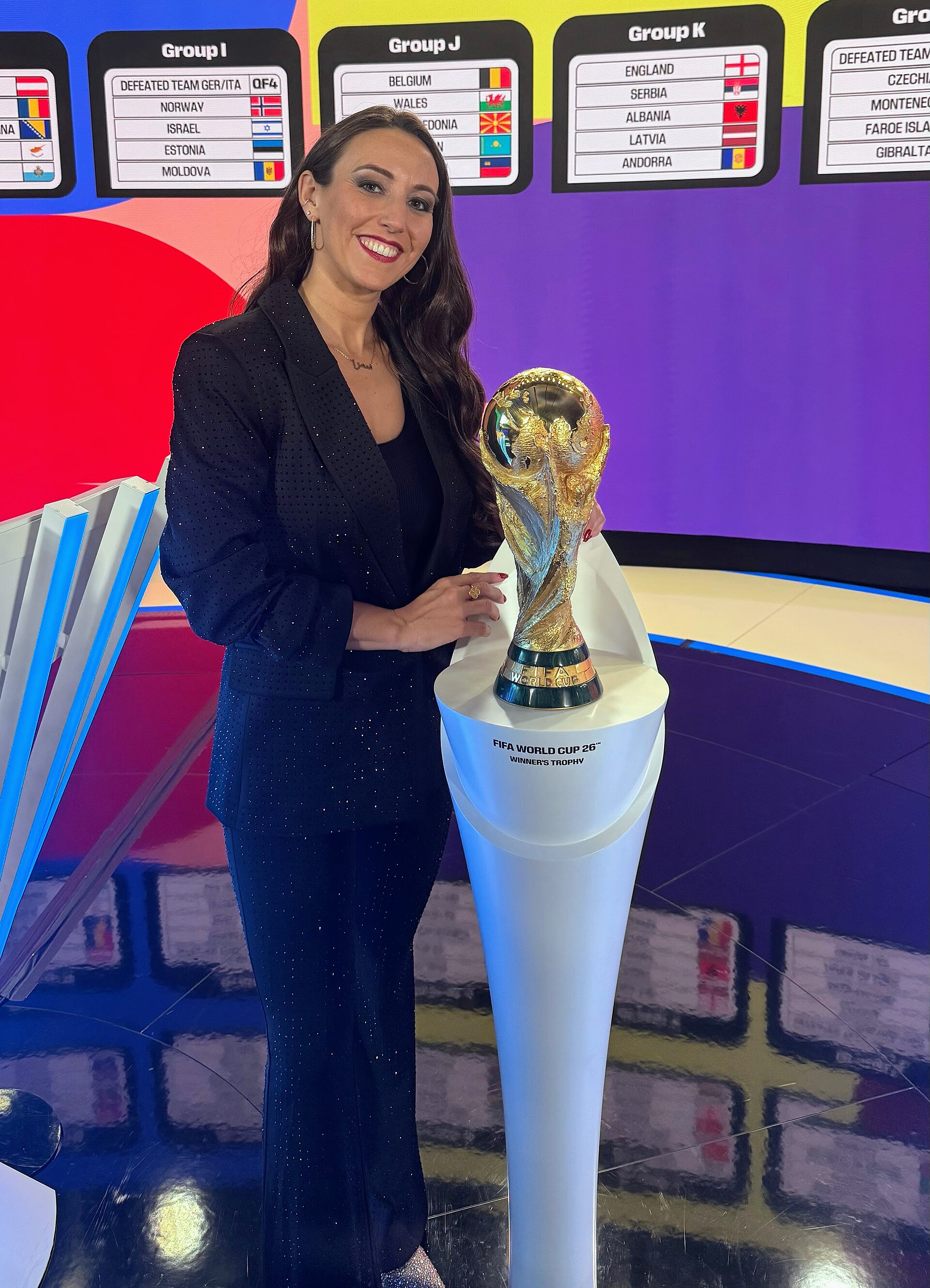 Semra Hunter hosts the FIFA World Cup 2026 UEFA Preliminary Draw at FIFA HQ in Zurich Switzerland