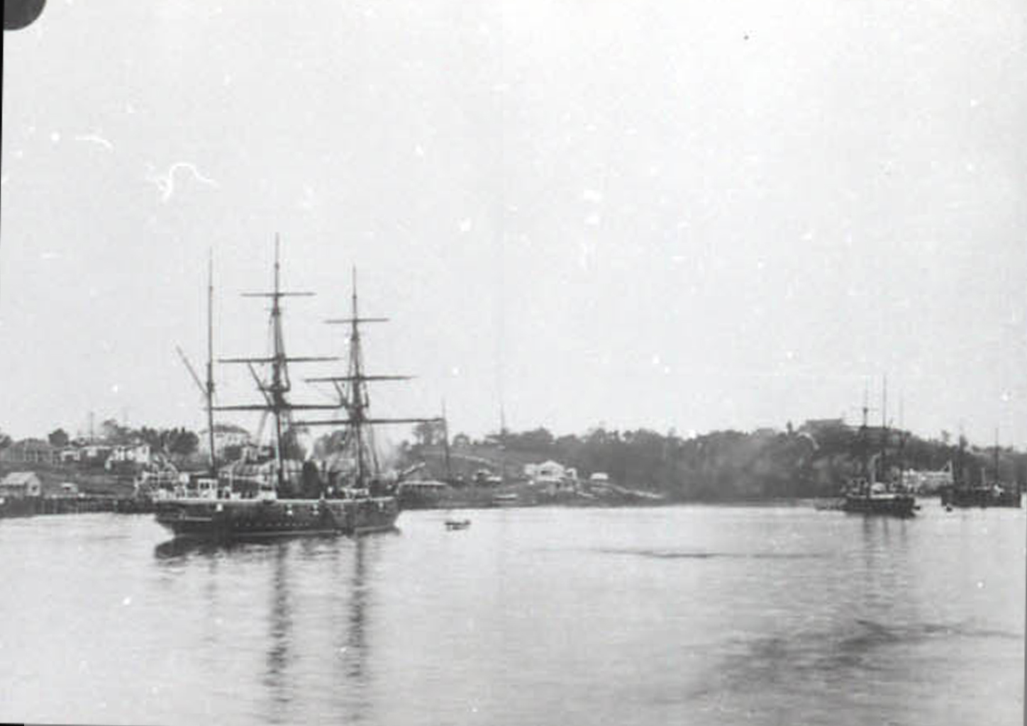 Ship Brisbane River, 1880s