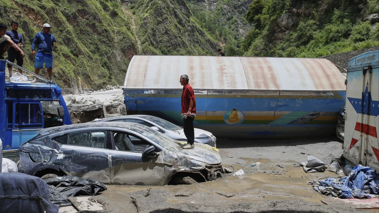 Flash flood in Nepal washes away villages, power projects near Tibet border
