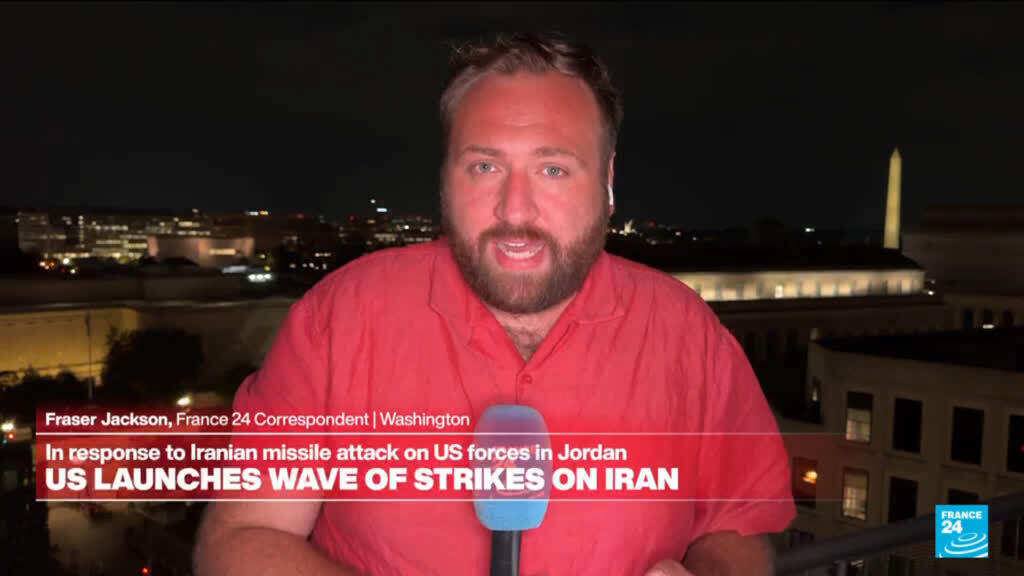 US launches wave of strikes on Iran in response to Tehran missile attack in Jordan